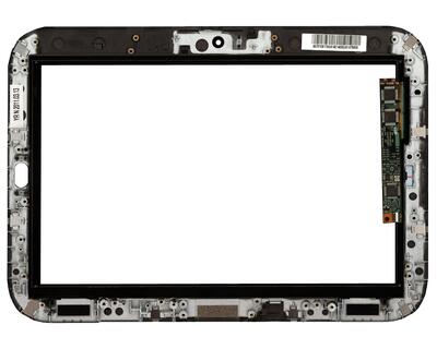 Тачскрин (Сенсорное стекло) для планшета Lenovo IdeaPad K1 черный с рамкой