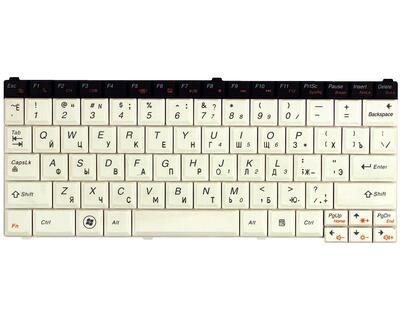 Клавіатура для ноутбука Lenovo IdeaPad (S10-3T) White, RU - фото 2