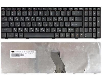 Клавиатура для ноутбука Lenovo IdeaPad (U550) Black, (Black Frame), RU/EN