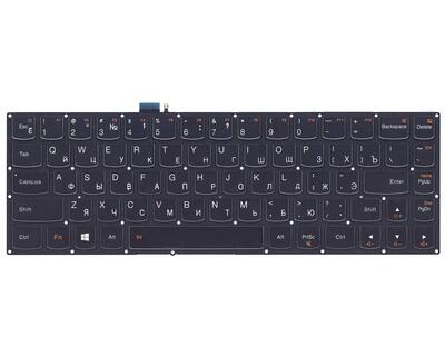 Клавиатура для ноутбука Lenovo IdeaPad (Yoga 3, pro 13) с подсветкой (Light), Black, (No Frame), RU - фото 2