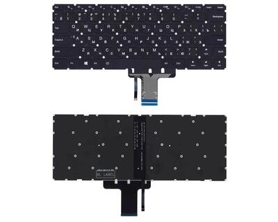 Клавіатура для ноутбука Lenovo Yoga (710-14IKB) Black з підсвіткою (Light) (No Frame) RU
