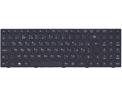 Клавіатура для ноутбука Lenovo IdeaPad (100-15) Black, (Black Frame), RU - фото 6