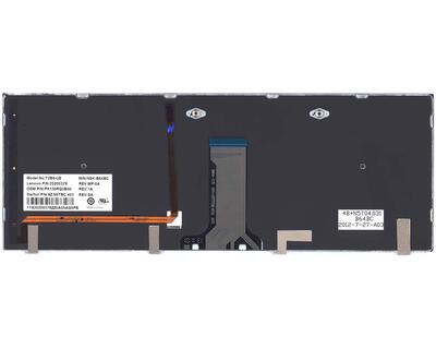 Клавиатура для ноутбука Lenovo IdeaPad (Y410P) с подсветкой (Light), Black, (Black Frame) RU - фото 3