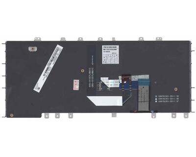 Клавіатура для ноутбука Lenovo ThinkPad (Yoga S1) з підсвіткою (Light), з вказівником (Point Stick), Black, Black Frame, RU - фото 3