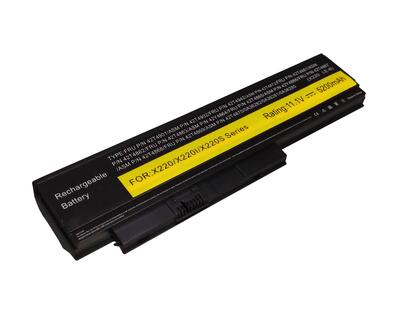 Аккумуляторная батарея для ноутбука Lenovo 42T4879 ThinkPad X220 Tablet 11.1V Black 5200mAh OEM - фото 5