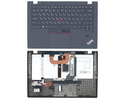 Клавіатура для ноутбука Lenovo ThinkPad (X1 Carbon) з підсвіткою (Light), з вказівником (Point Stick), Black, (Black TopCase), RU