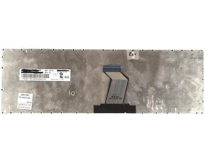 Клавіатура для ноутбука Lenovo IdeaPad (Y570) Black, (Black Frame), RU - фото 7