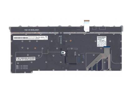 Клавиатура для ноутбука Lenovo ThinkPad carbon Gen 3 2015 (X1) с подсветкой (Light), с указателем (Point Stick) Black, No Frame, RU - фото 3