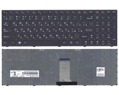 Клавиатура для ноутбука Lenovo IdeaPad (B5400, M5400) Black, (Black Frame), RU