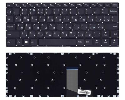 Клавіатура для ноутбука Lenovo Yoga (310-11) Black з підсвіткою (Light), (No Frame) RU