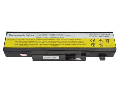 Аккумуляторная батарея для ноутбука Lenovo-IBM L08S6D13 IdeaPad Y450 11.1V Black 5200mAh OEM - фото 4