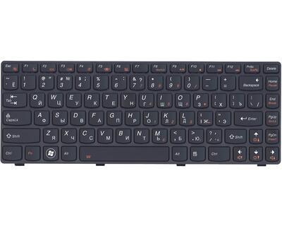 Клавіатура для ноутбука Lenovo IdeaPad (Y480) з підсвіткою (Light), Black, (Black Frame), RU - фото 6