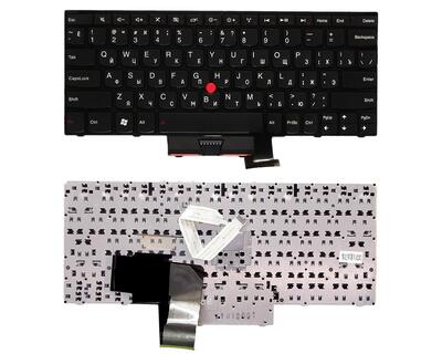 Клавіатура для ноутбука Lenovo ThinkPad Edge (E220S), з вказівником (Point Stick) Black, (Black Frame), RU