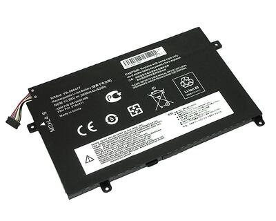 Акумуляторна батарея для ноутбука Lenovo 01AV411 E470, E475 10.95V Black 3650mAh OEM
