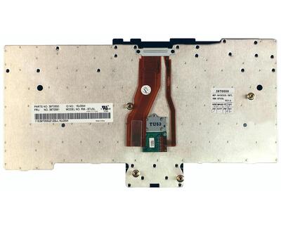 Клавіатура для ноутбука Lenovo ThinkPad (T40, T41, T42, T43, T43p, R50, R51, R52) з вказівником (Point Stick) Black RU - фото 3