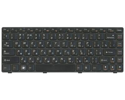 Клавіатура для ноутбука Lenovo IdeaPad (G360) Black, (Black Frame), RU - фото 2