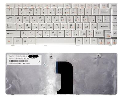 Клавіатура для ноутбука Lenovo IdeaPad (U450, E45) White, RU - фото 5