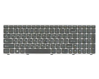 Клавиатура для ноутбука Lenovo IdeaPad G580, G585, Z580, Z585, Z780 Black, (Gray Frame), RU - фото 6