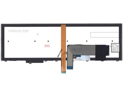 Клавіатура для ноутбука Lenovo ThinkPad Edge (E531, E540) з підсвіткою (Light), з вказівником (Point Stick) Black, Gray Frame, RU - фото 3