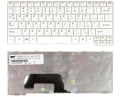 Клавіатура для ноутбука Lenovo IdeaPad (S12) White, RU