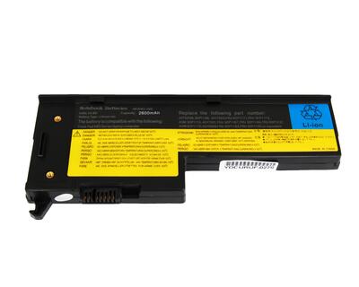 Акумуляторна батарея для ноутбука Lenovo-IBM 92P1168 ThinkPad X60 14.8V Black 2600mAh OEM - фото 5