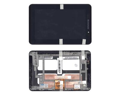 Матрица с тачскрином (модуль) для Lenovo IdeaPad A1-07 черный с рамкой