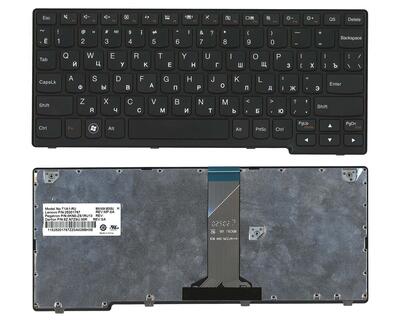Клавіатура для ноутбука Lenovo IdeaPad (S205) Black, (Black Frame), RU