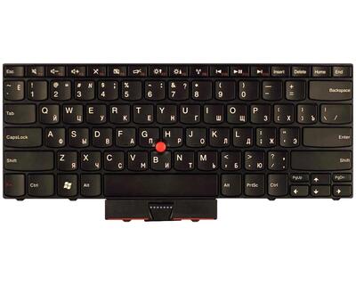 Клавіатура для ноутбука Lenovo ThinkPad Edge (14, 15, E40, E50) з вказівником (Point Stick) Black, RU - фото 2