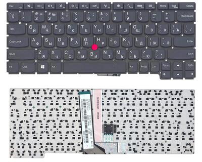Клавиатура для ноутбука Lenovo ThinkPad X1 (Helix) с указателем (Point Stick) Black, (No Frame), RU