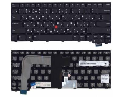 Клавіатура для ноутбука Lenovo Thinkpad (T460S, T470S) Black, (Black Frame), RU - фото 5