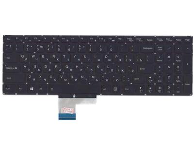 Клавіатура для ноутбука Lenovo IdeaPad (Y50-70) з підсвіткою (Light), Black, (Black Frame) RU - фото 2