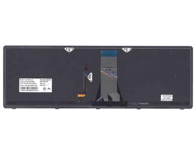 Клавиатурадля ноутбука Lenovo IdeaPad (G505S, Z510) с подсветкой (Light), Black, (Silver Frame), RU - фото 7