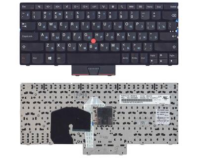 Клавіатура для ноутбука Lenovo ThinkPad Twist (230U, S230, S230I) з вказівником (Point Stick) Black, Black Frame, RU