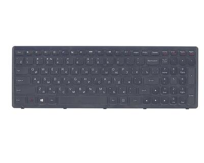 Клавиатура для ноутбука для Lenovo IdeaPad (P500, Z500, Z500A, Z500G, Z500T) Black, (Black Frame), RU - фото 2