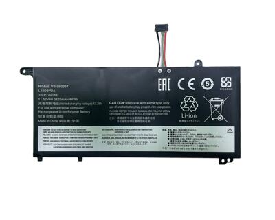 Акумуляторна батарея для ноутбука Lenovo L19C3PDA 11.52V Black 3907mAh OEM