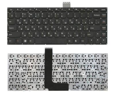 Клавіатура для ноутбука Lenovo IdeaPad (U300) Black, (No Frame), RU