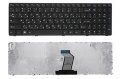 Купить Клавиатура для ноутбука Lenovo IdeaPad (Z560, Z565, G570, G770) Black, (Black Frame), RU
