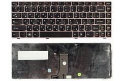 Купить Клавиатура для ноутбука Lenovo IdeaPad (Z470, G470Ah, G470GH, Z370) Black, (Gray Frame), RU