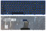 Клавиатура для ноутбука Lenovo IdeaPad (B570, V570, Z570, Z575) Black, (Blue Frame), RU